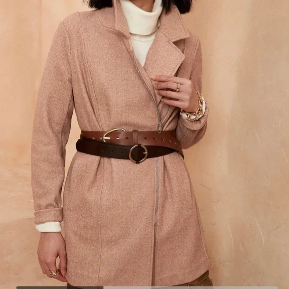 π HP X 3βοΈ Firm Price βοΈ NWT Large Petite Moto style jacket - Picture 2 of 6